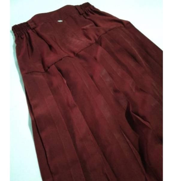 SKW.25Au22ž– Rok panjang SD/MI, Rok plisket merah hati, Rok panjang plisket turun pinggang SD/MI,