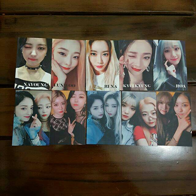 PRISTIN V showcase photocard fullset