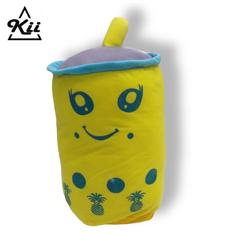 Boneka Guling Boba - Bantal Guling Karakter Minuman Boba