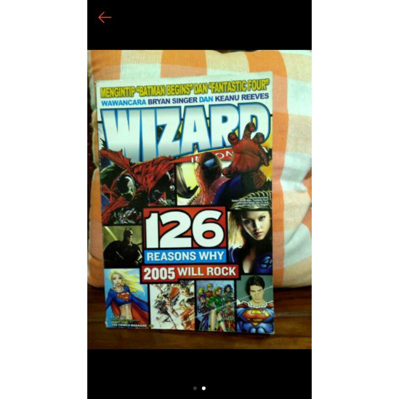 majalah wizard, majalah koleksi, majalah bagus, majalah manga, majalah Marvel, majalah langka, mvel