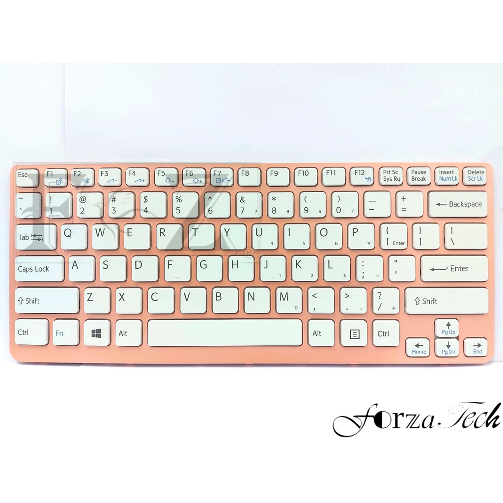 Keyboard VAIO SVE14 E14 SVE 14 SVE14111ELW SVE141J11W SVE141D11L SVE141C11L PINK FRAME