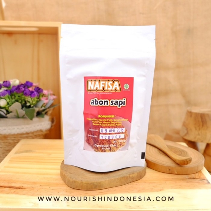 

Nafisa, Abon Sapi 100gr non MSG, Halal