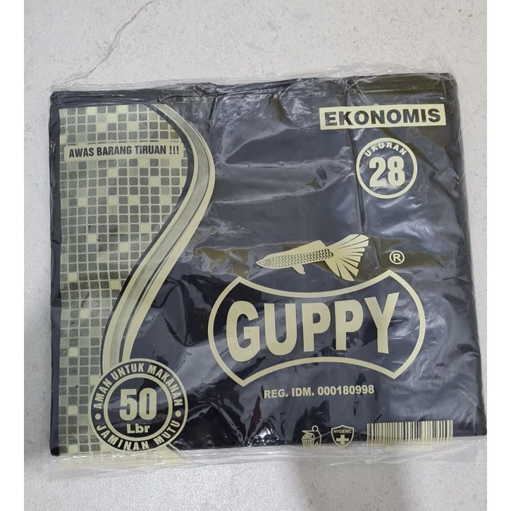 KANTONG HD GUPPY 28 EKONOMIS HITAM