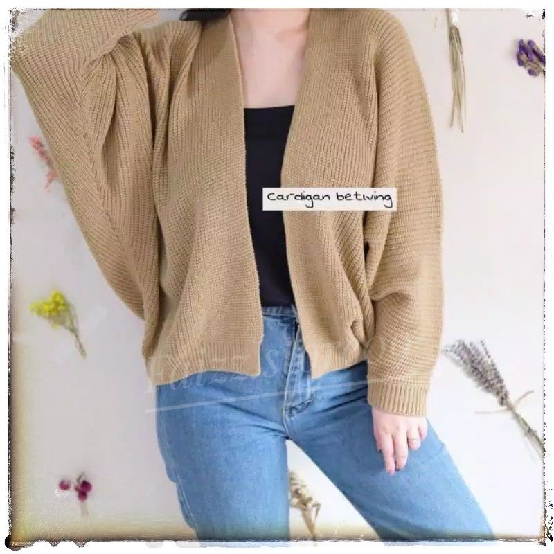 Cardigan Rajut OVERSIZE BATWING/Cardigan Rajut Wanita Tebal PREMIUM STORE09 MURAH