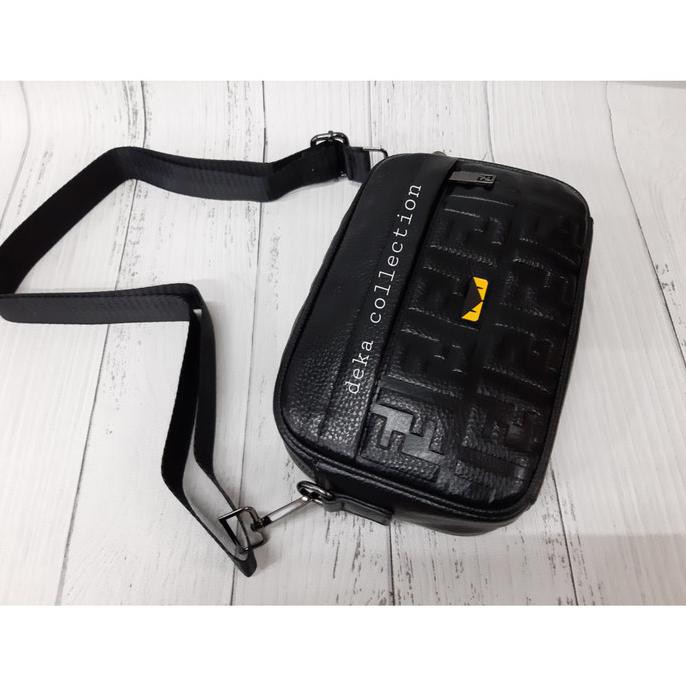 Tas Selempang Fendi Pria Wanita Kulit Novialmores