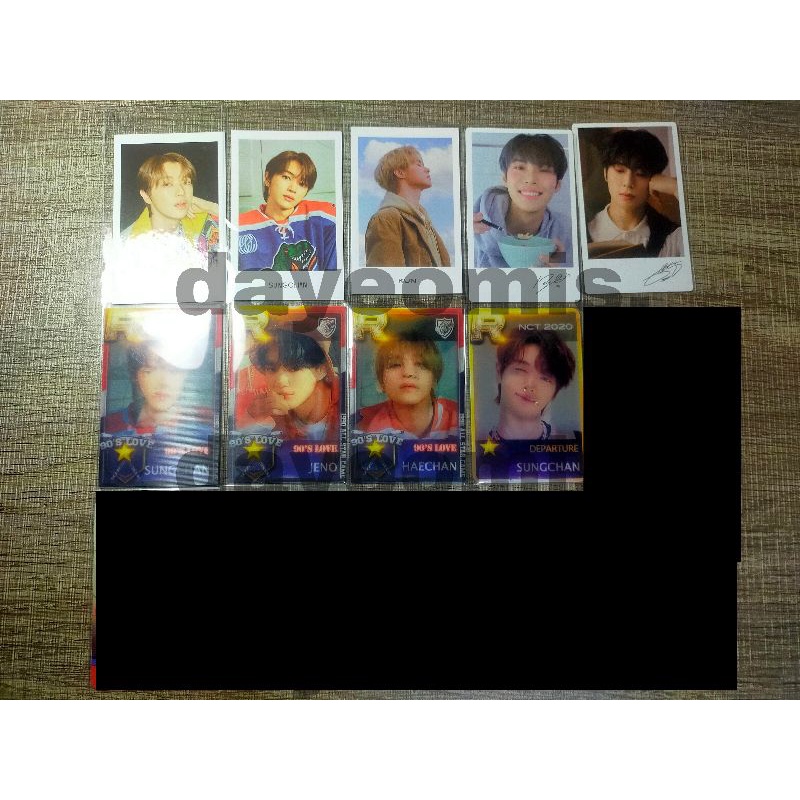 Polaroid / Lenticular Sungchan, Kun, Doyoung, Jaehyun, Jeno, Haechan NCT 2020 127 Dream WayV PC