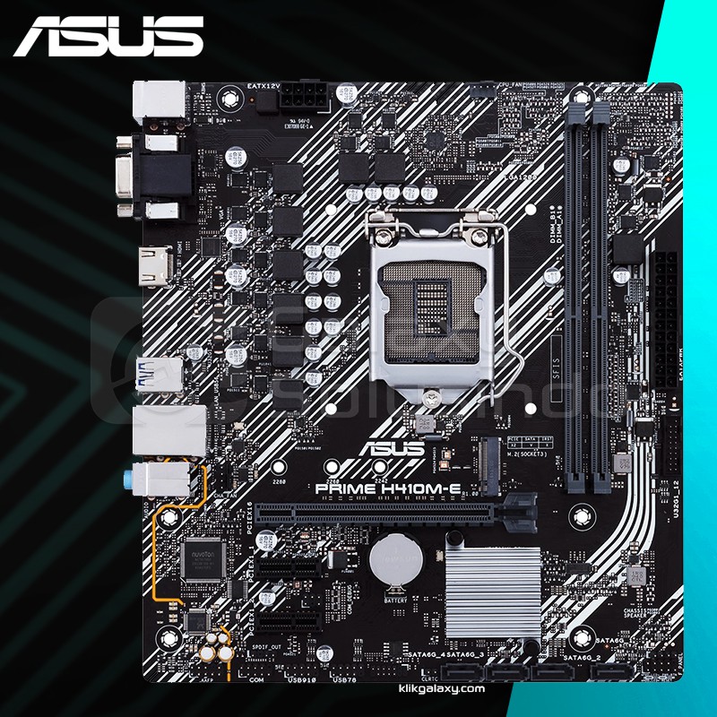 ASUS PRIME H410M-E INTEL LGA1200, H410, DDR4 - Motherboard