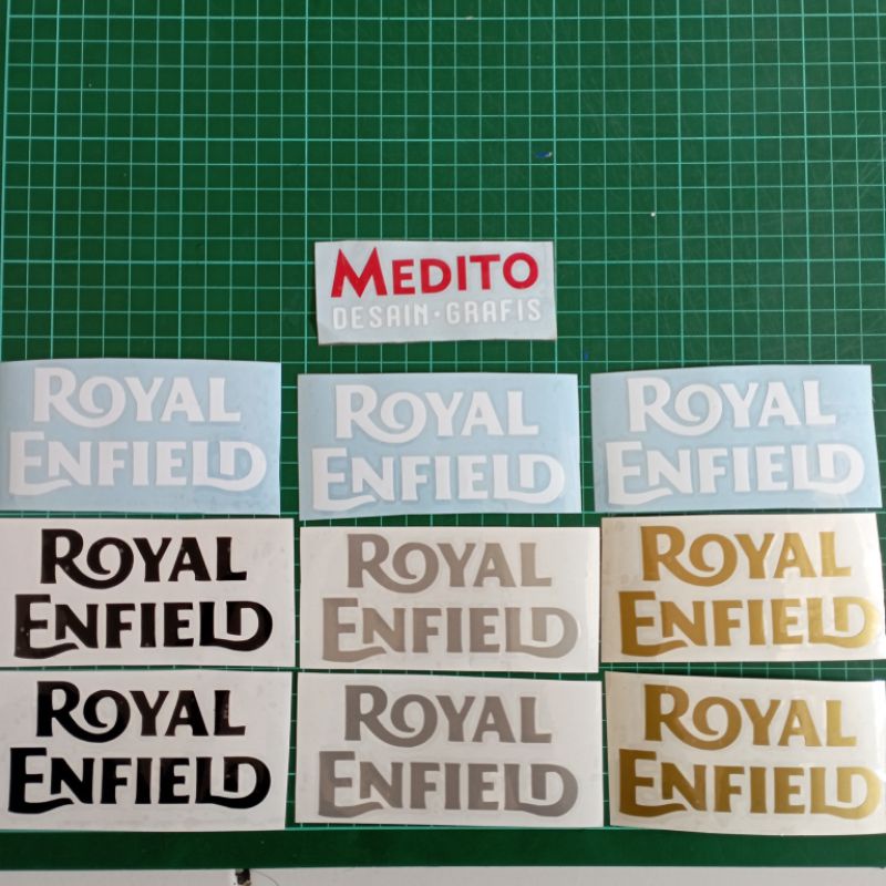 Stiker Cutting Royal Enfield