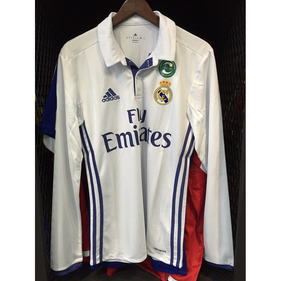 Jersey Original Real Madrid Home Season 2016/17 Long Sleeve