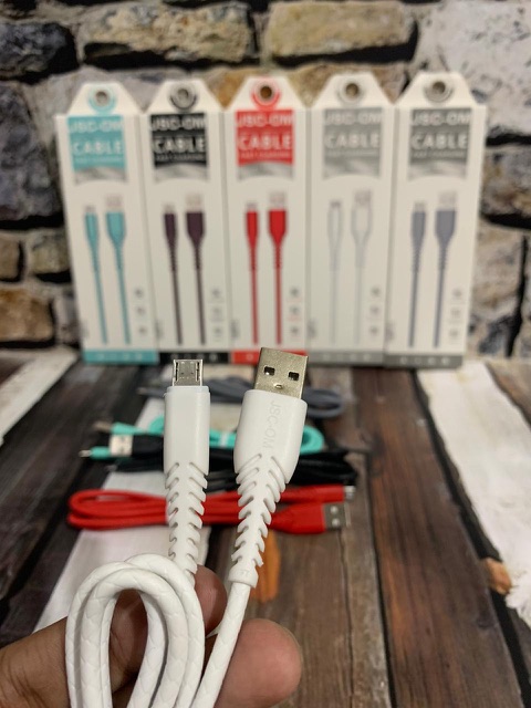 Kabel Data JSC-OM 2.0A Fast Charging Micro Usb V8 Kardus Import