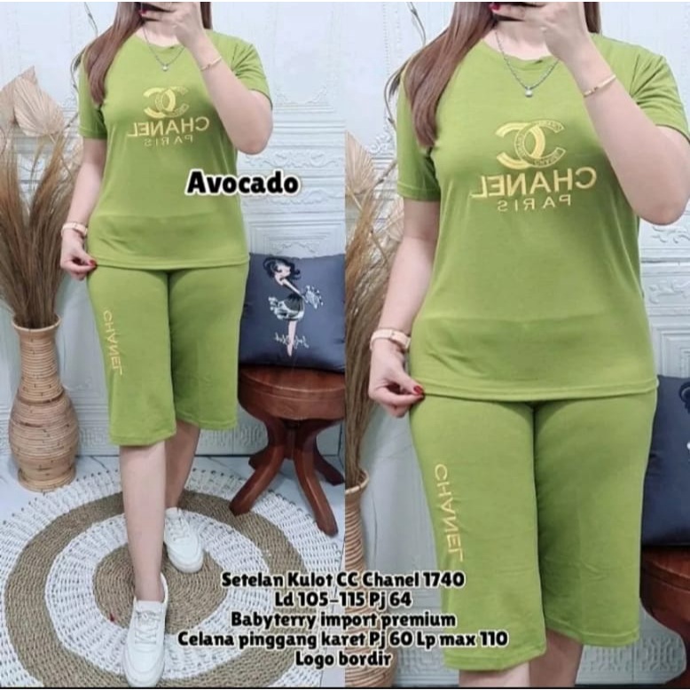 Pakaian wanita//setelan wanita//setelan kulot//setelan santai//setelan olah raga//setelan 7/8//setel