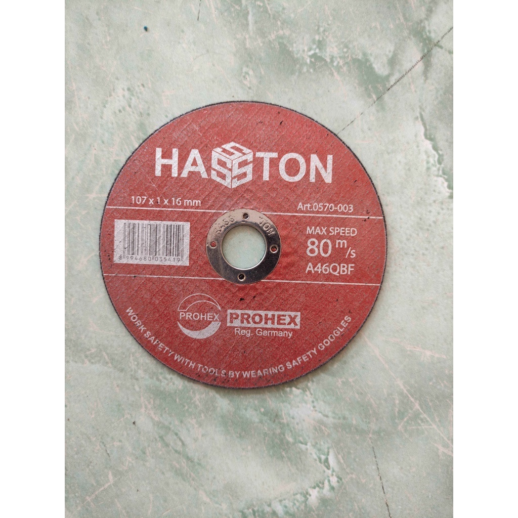 Mata gerinda potong besi metal Haston Prohex 4x1 Batu Gerinda
