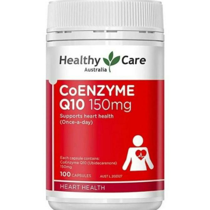 healthy care q10 q 10 coq10 coq 10 coenzyme 150 mg 100 caps