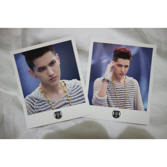 [EXO] Official Polaroid XOXO White Version - Kris Photocard PC Postcard