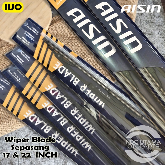 Wiper Mobil Calya Sigra AISIN Sepasang 17-22&quot; ORIGINAL