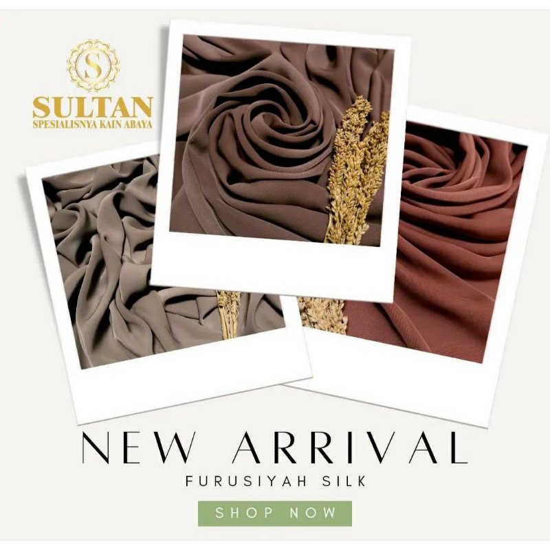 Kain Sultan Furusiyah Silk (Fursan Silk) New Color