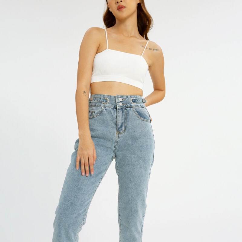 VIERLIN - Jeans 939 - HIGHWAIST JEANS BOYFRIEND WANITA