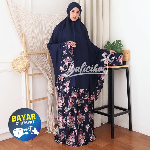 Balicihui Mukena Nadia Mukena Bali Jumbo Mukena Bali Dewasa by Balicihui