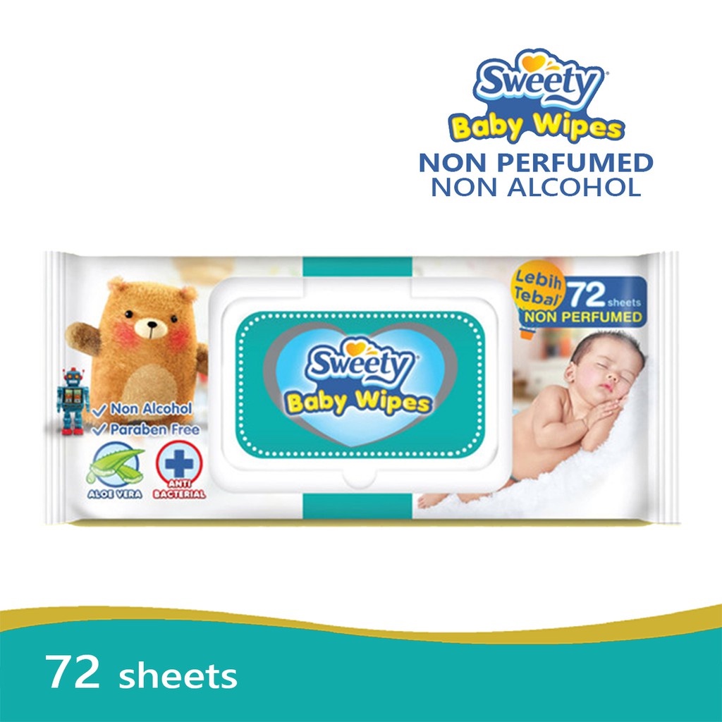 Tisu Basah Bayi SWEETY Baby Wipes