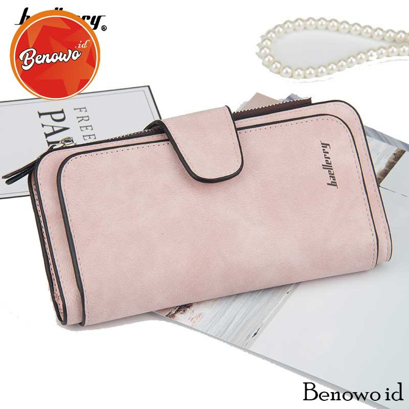Dompet Wanita Lipat Panjang Baellerry Terbaru - DW07-Soft Pink
