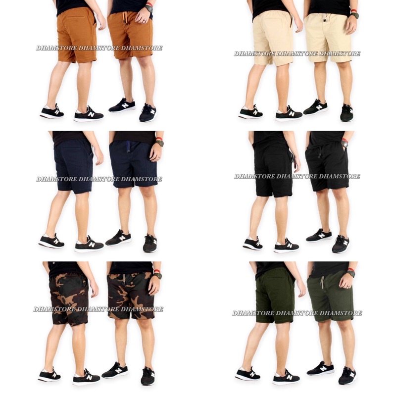 WALKSHORT / BOARDSHORT CANVAS PREMIUM Celana Pendek Canvas Celana Pendek Shortpants Caramel