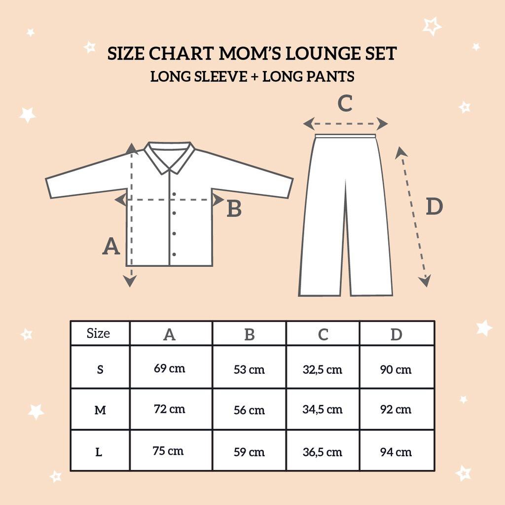 PROMO 7.7 PROMO BAJU LEBARAN Little Palmerhaus Piyama anak dan mama MOM and Me Kids &amp; Mom's Lounge set Wear Setelan Piyama Anak 2