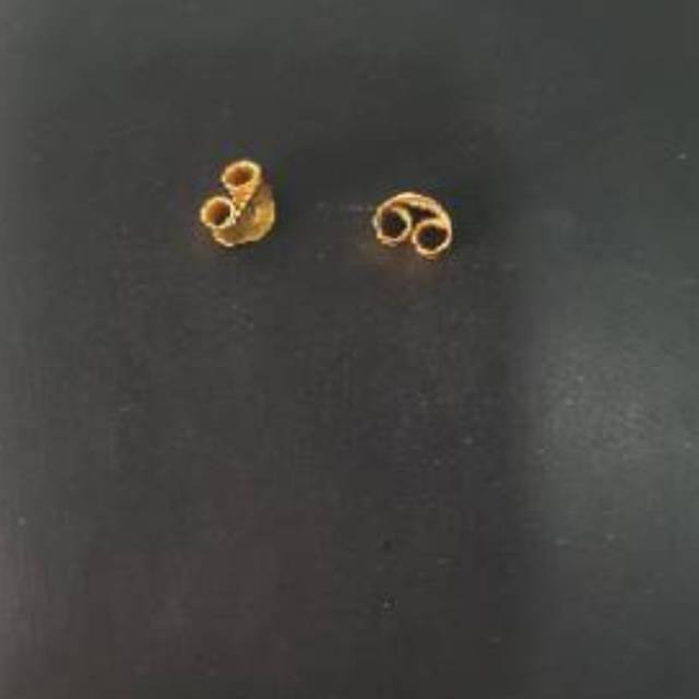 penahan giwang tusuk belakang anting emas penahan anting