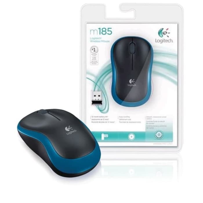 Logitech Wireless mouse M185 ORIGINAL GARANSI RESMI