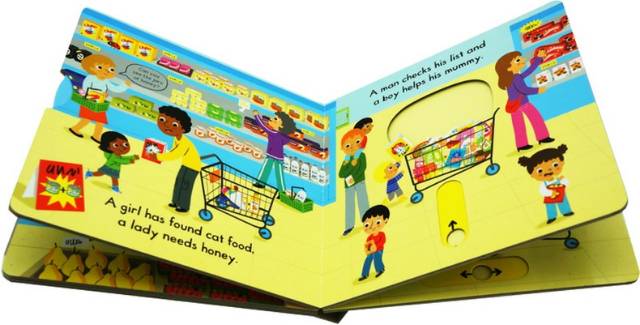 original Busy supermarket Campbell/board buku/busy shopping buku import/cambpell/activity book/happychild