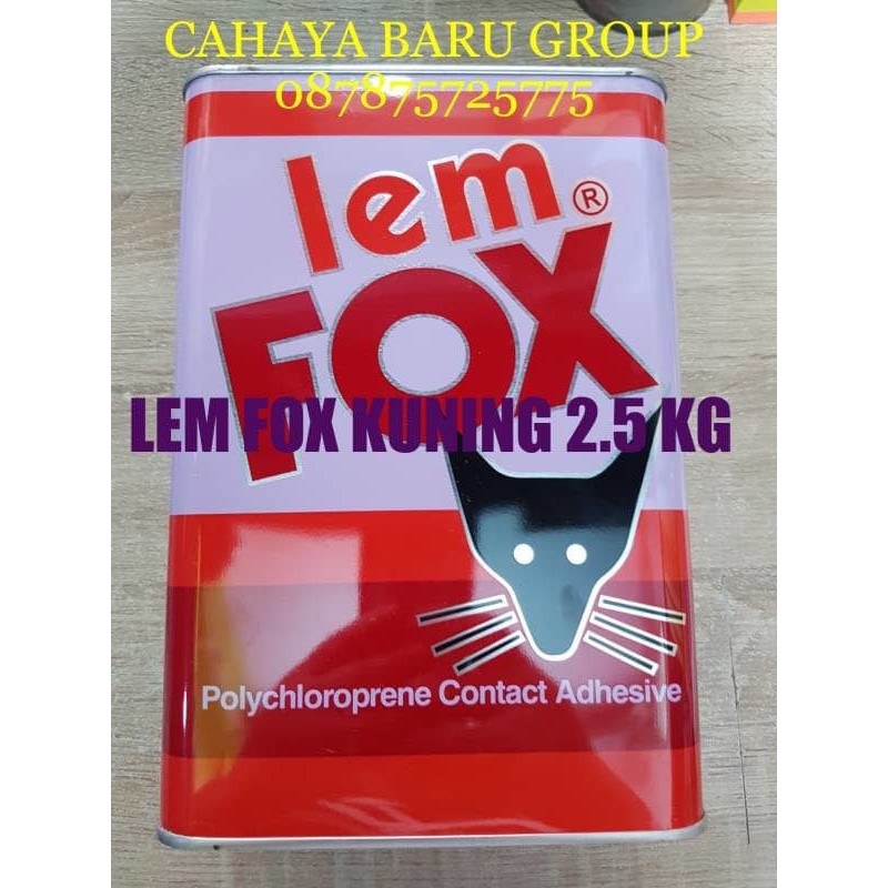 LEM FOX KUNING GALON 2.5 KG