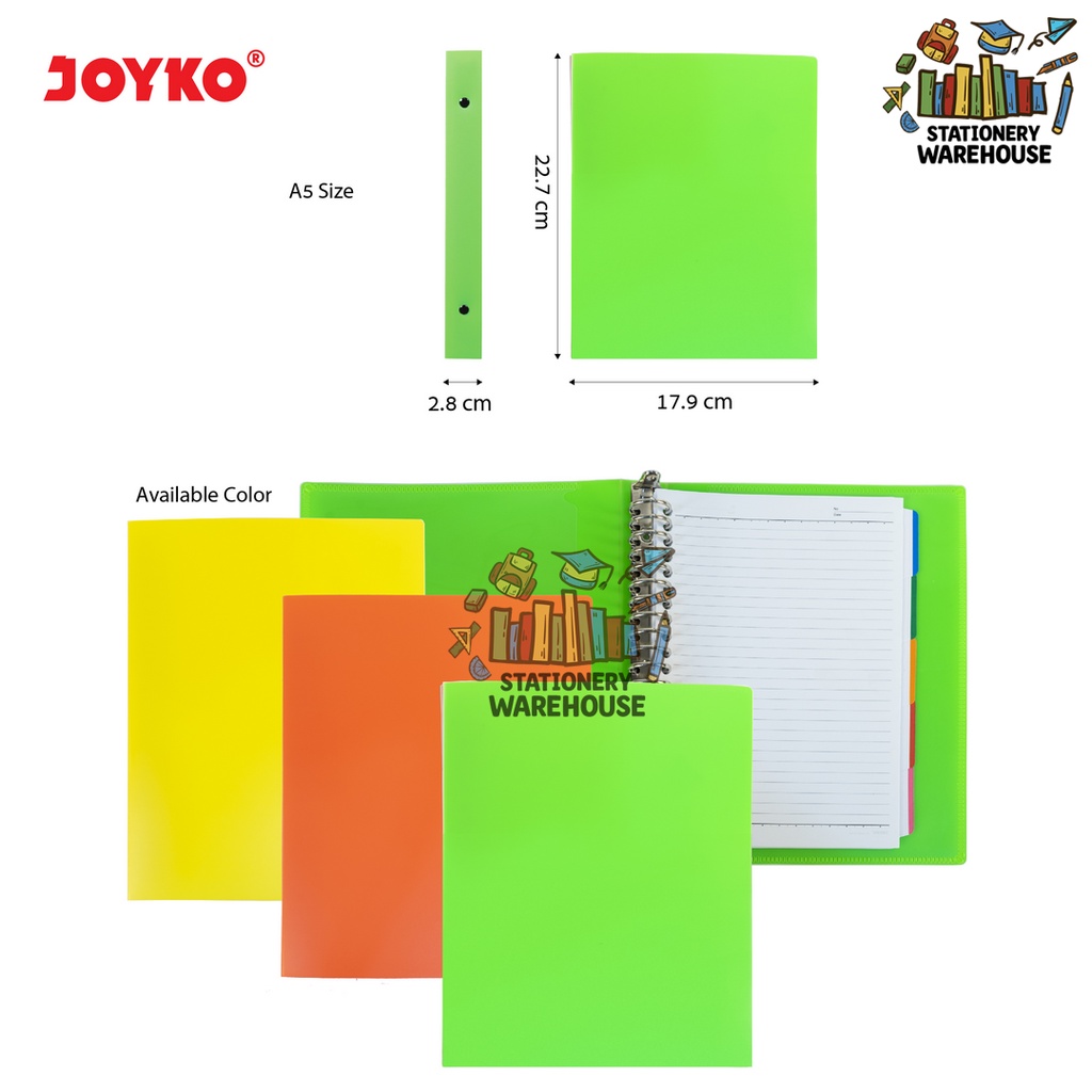 

Binder Note Joyko A5-TSFL-M504 Fluorescent