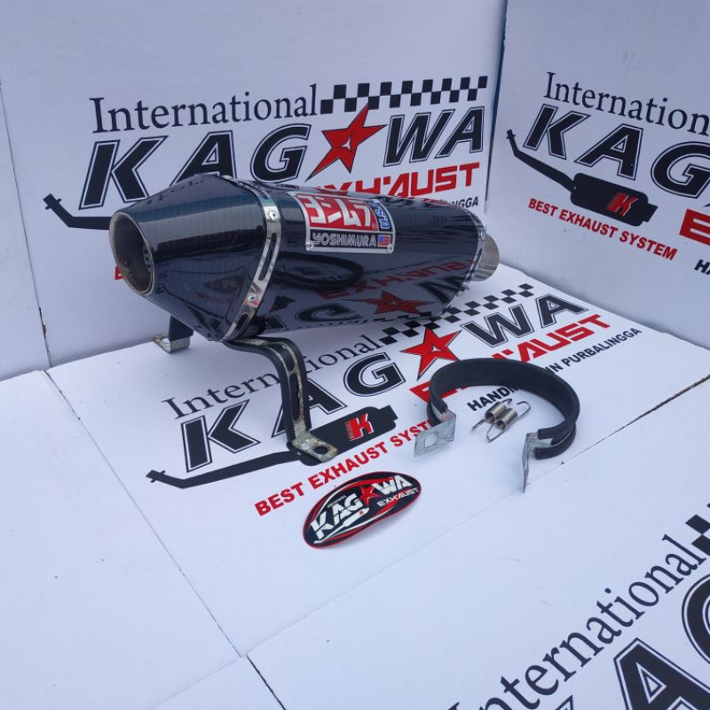 knalpot racing yoshimura USA tabung silincer selencer silencer slencer CBR 150r R 15 GSXr 150 byson