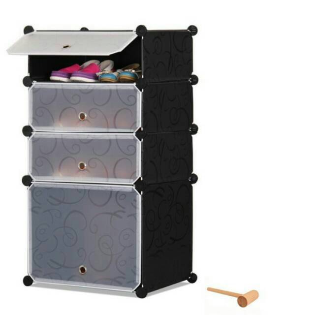  RAK  SEPATU  BAJU ELEGANT  DIY SHOES RACK CABINET Shopee 