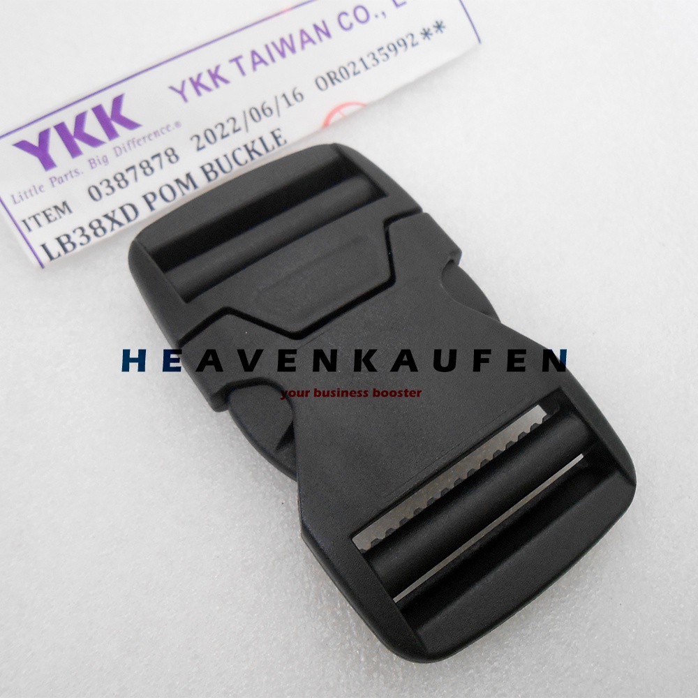 Buckle Slop Kunci Sodok YKK 3,8 cm Poly Acetal POM Kuat Bagus High Quality Type LB38XD