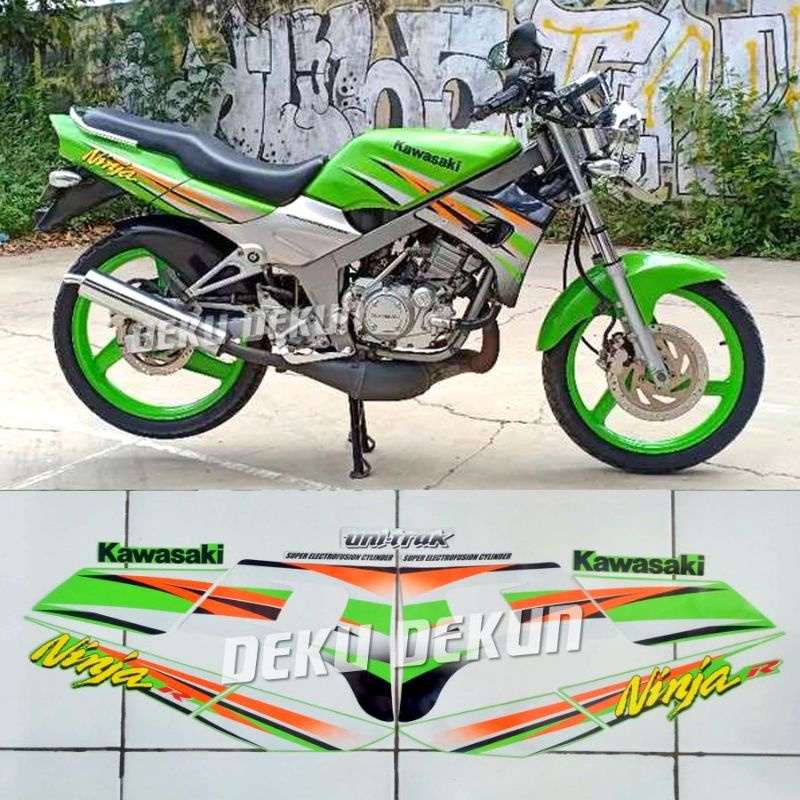 striping ninja r 2004 / striping ninja r kis 2004 / striping kawasaki ninja r kis 2004 hijau / strip