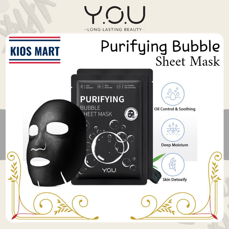 You Purifying Bubble Sheet Mask Detox | Masker Wajah