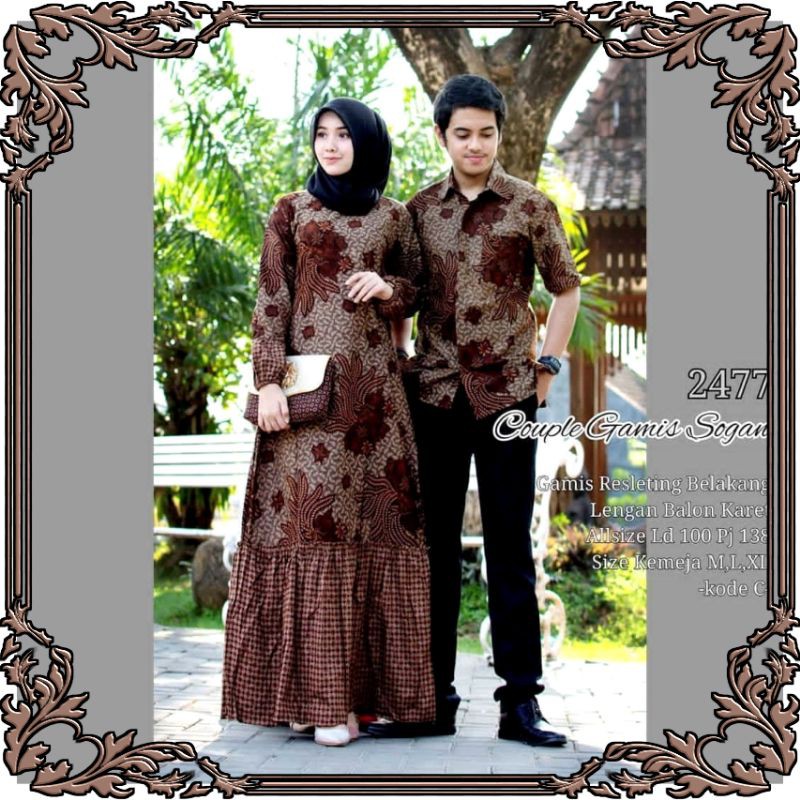 BAJU COUPLE KELUARGA,BATIK SARIMBIT COUPLE, GAMIS REMPEL,BAJU KELUARGA