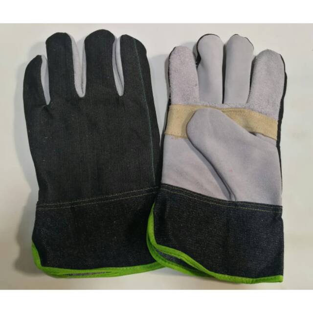 Termurah sarung tangan las  kombinasi suede sarung tangan wellding fitter gloves sarung tangan las