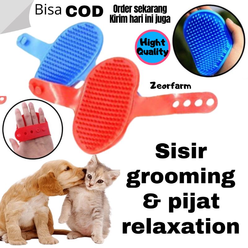 Sisir pijat kucing - sisir kucing sisir hewan / sisir anjing kelinci