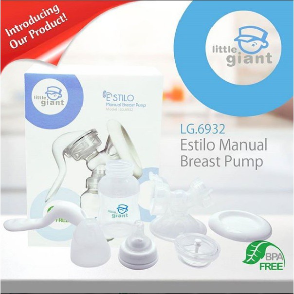 Little Giant Estilo Manual Breastpump/ Estilo Pompa Asi Manual