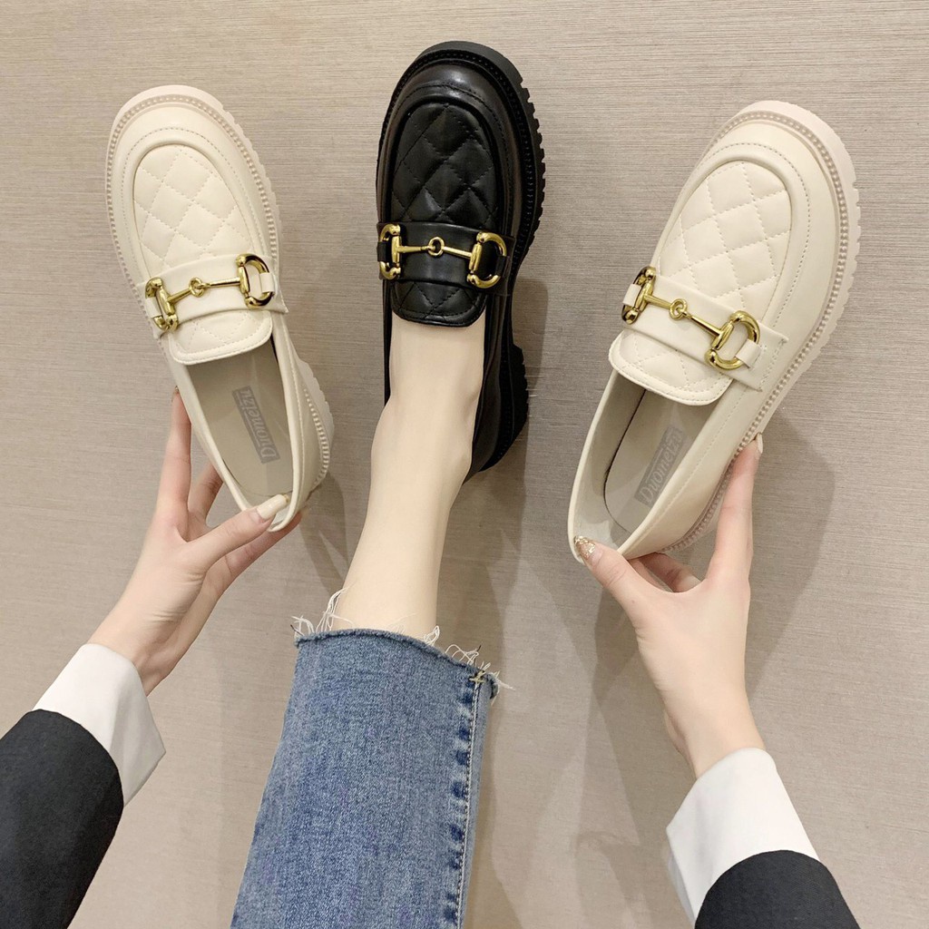 2.2 COD Sepatu Wanita Docmart Loafers 2023 / Shoes Flat Premium MATTE 020