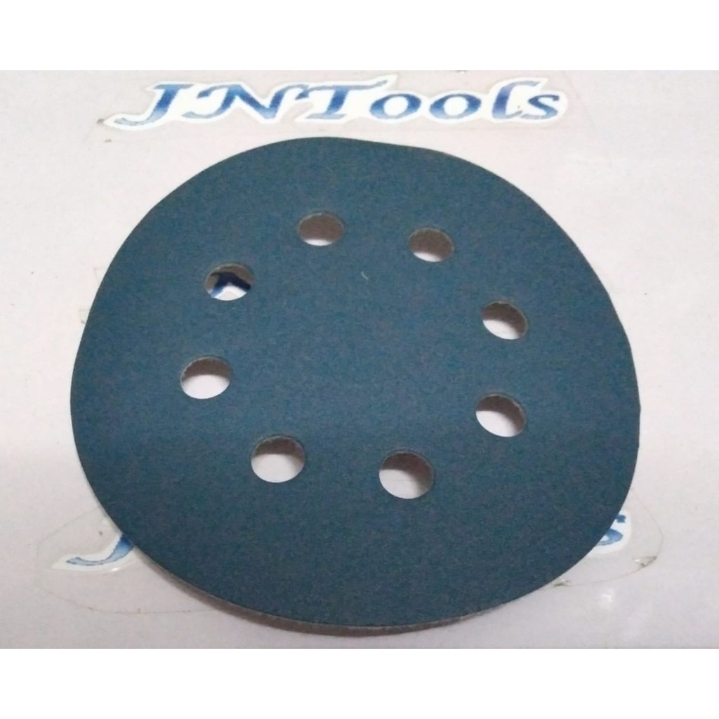 Amplas Bulat - Velcro Lubang 5 Inch