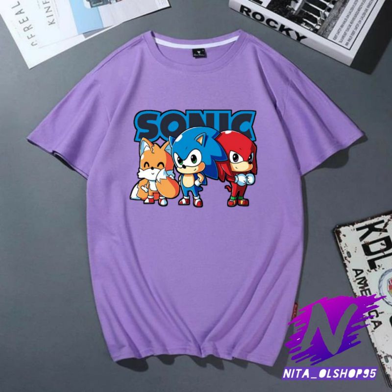 baju kaos anak atasan anak baju sonix the movie spesial