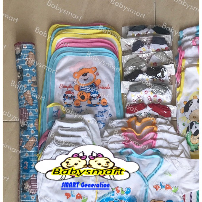 BABYSMART - Paket Hemat Perlengkapan Bayi Baru Lahir (New Born) Ekonomis PAKET MELODY 06