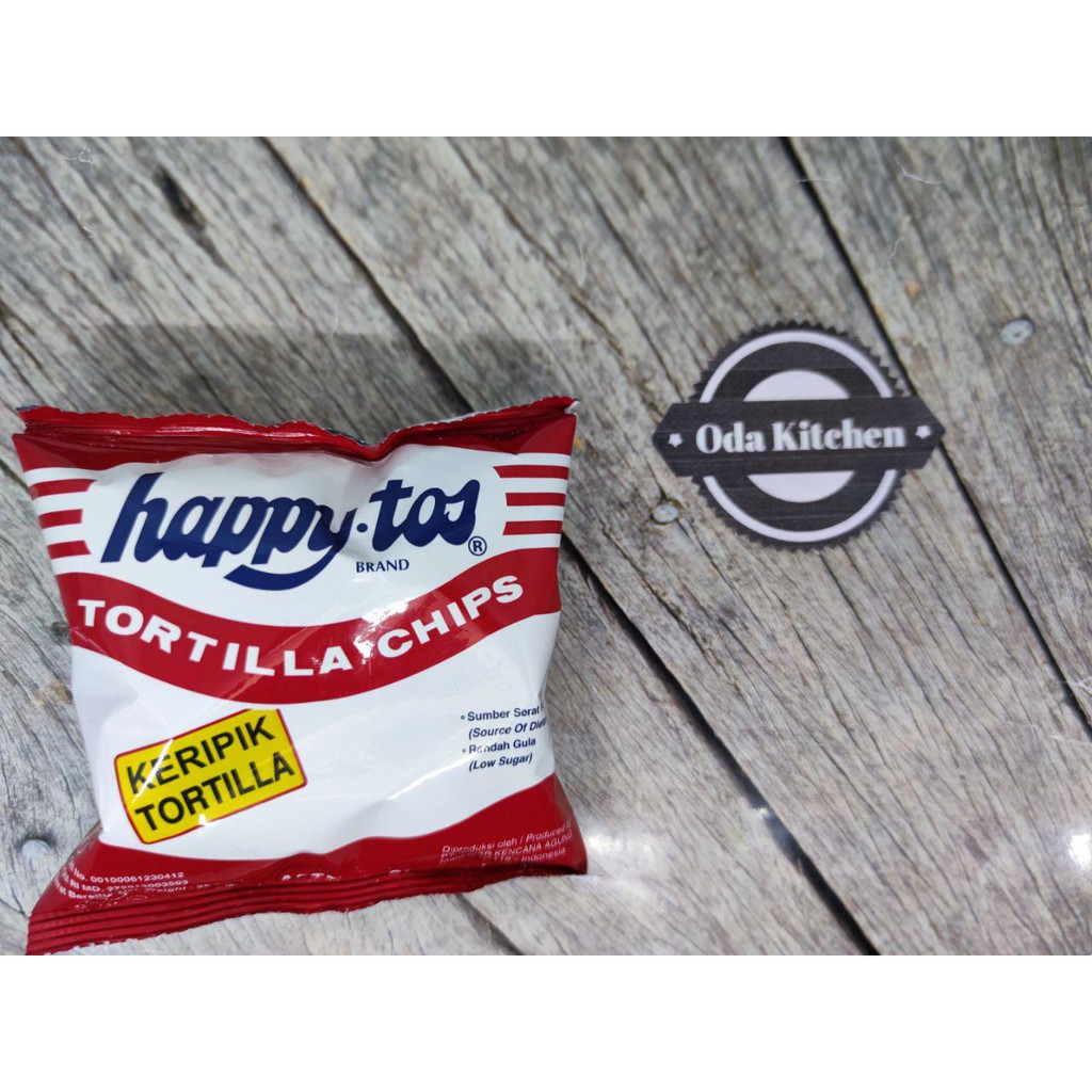 HAPPY TOS HAPPYTOS MINI 25gr SNACK JAGUNG MAKANAN RINGAN TORTILLA CHIPS