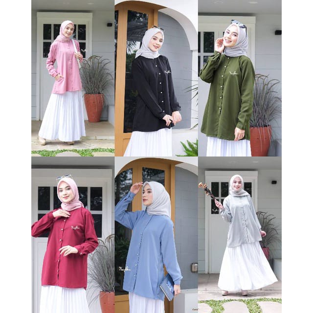 Michan Kania Tunik Michan Baju tunik wolvis dewasa baju tunik warna navy baju tunik michan baju tuni
