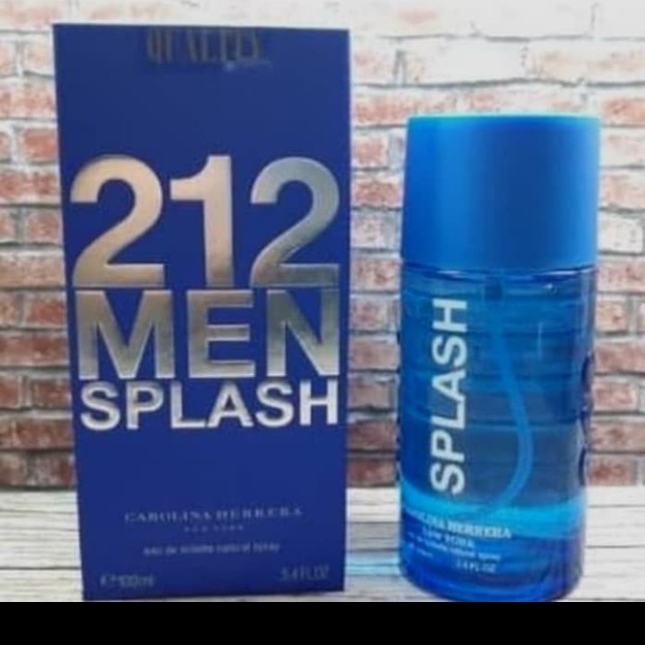 PARFUM PRIA CAROLINA HERRERA 212 MEN SPLASH BLUE EDT [100mL] - Original
