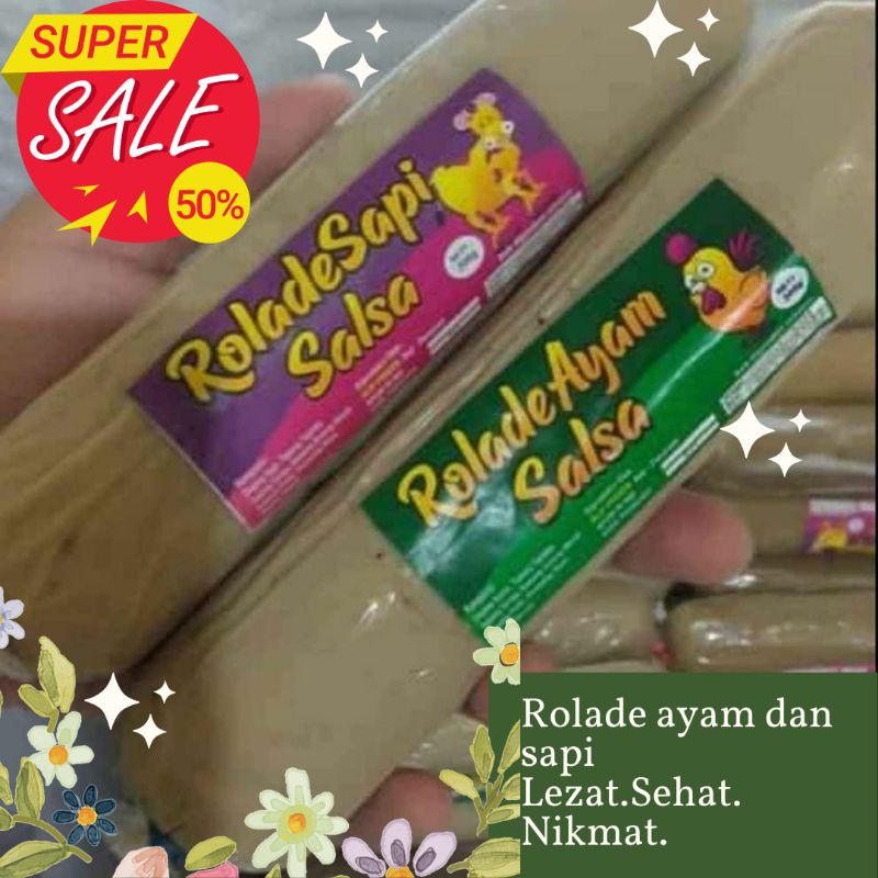 Rolade ayam / sapi salsa