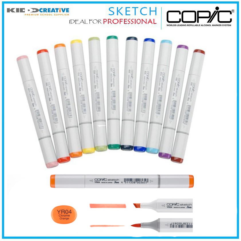 

COPIC INDIVIDUAL SKETCH COLOUR ( YR )