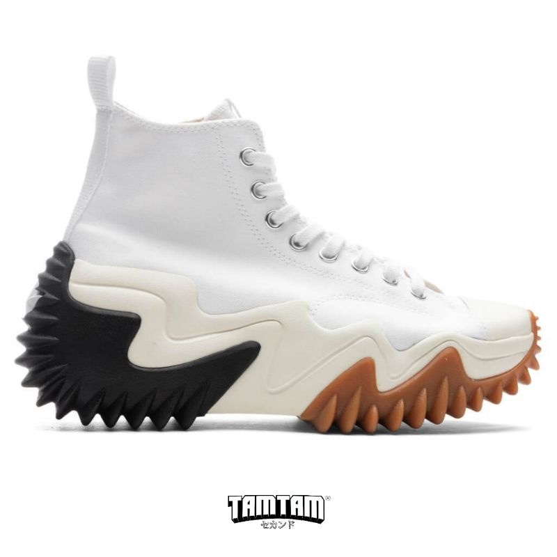 CONVERSE RUN STAR MOTION CANVAS PLATFORM White High